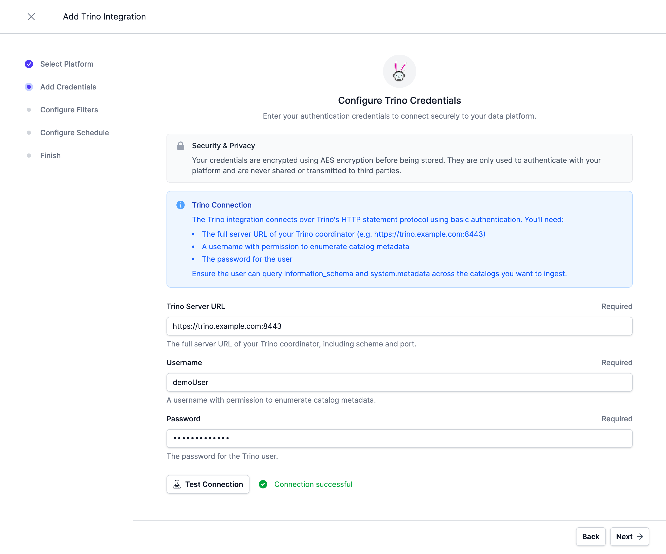 Configure the Credentials